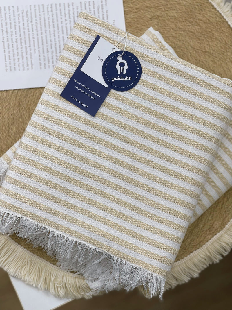 مفرش كنب و ركن قطن ١٠٠