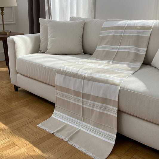 مفرش كنب قُطْنِيّ