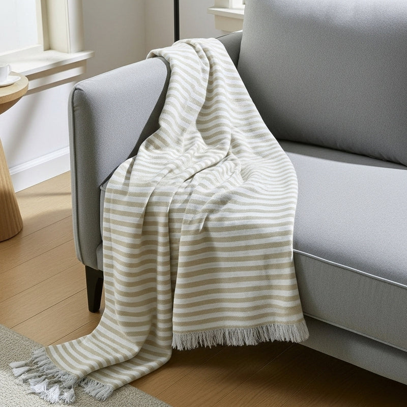 مفرش كنب قُطْنِيّ