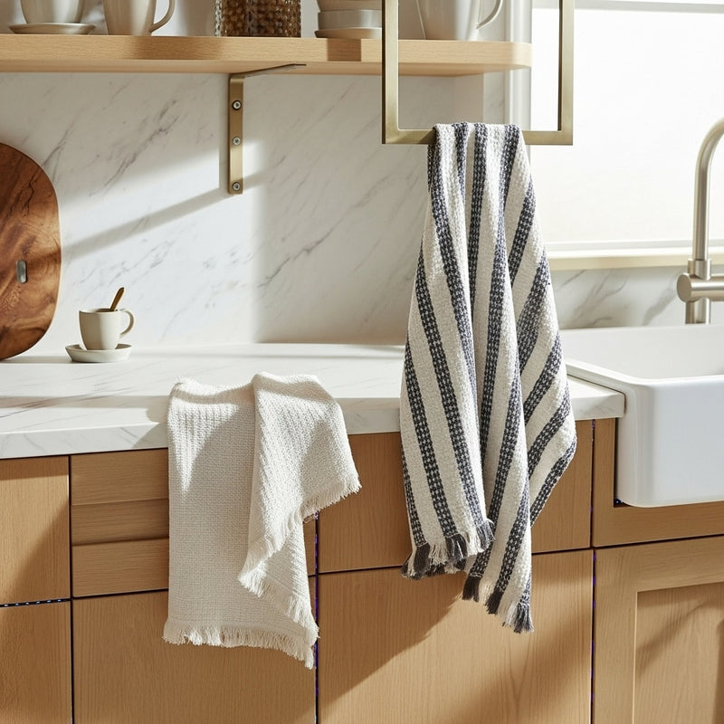 طقم ٢ فوطة مطبخ نَوْل