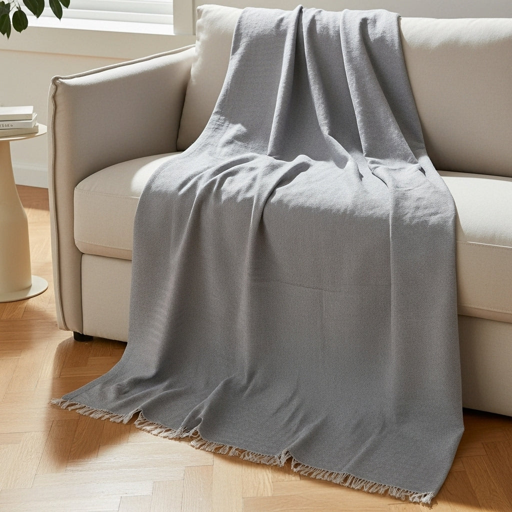 مفرش كنب قُطْنِيّ