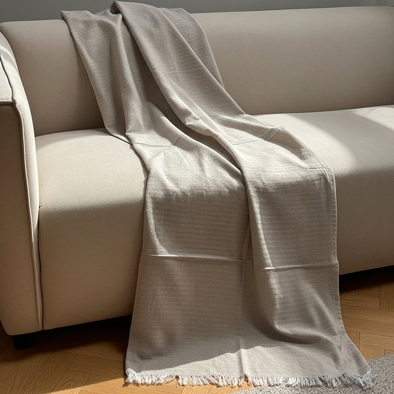 مفرش كنب قُطْنِيّ