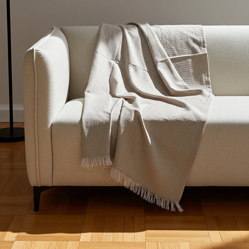 مفرش كنب قُطْنِيّ