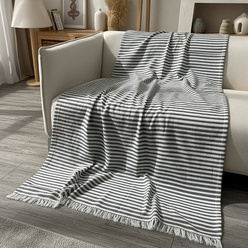 مفرش كنب قُطْنِيّ