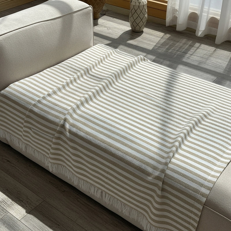 مفرش كنب قُطْنِيّ