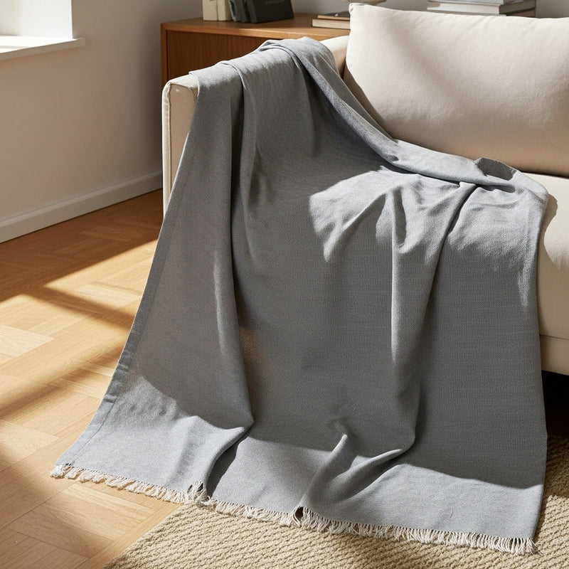 مفرش كنب قُطْنِيّ