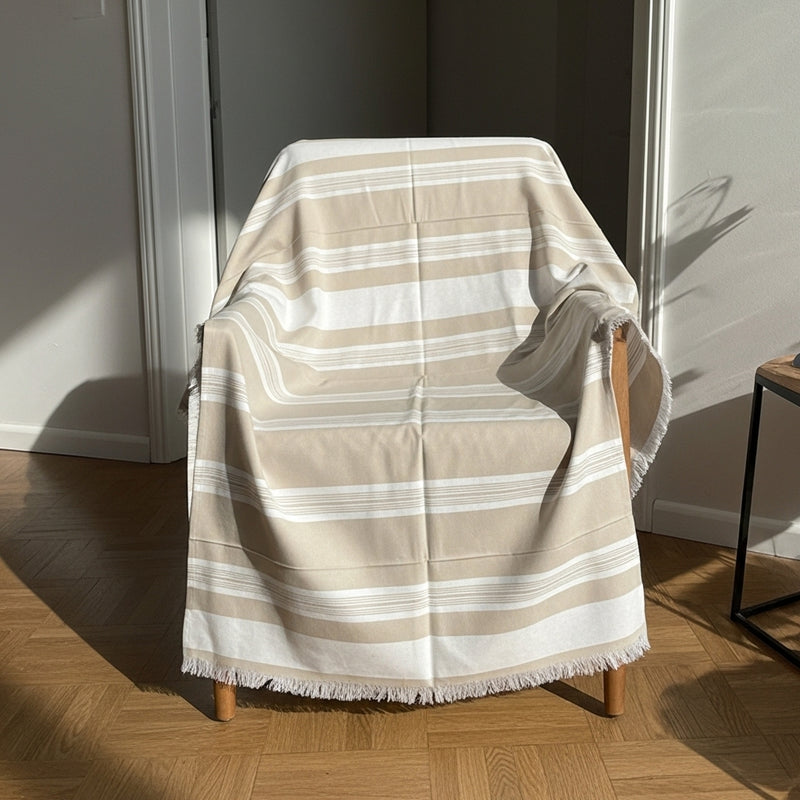 مفرش كنب قُطْنِيّ