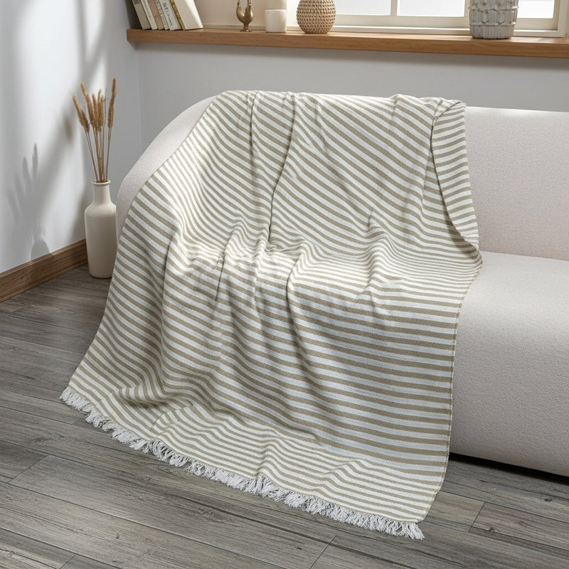 مفرش كنب قُطْنِيّ