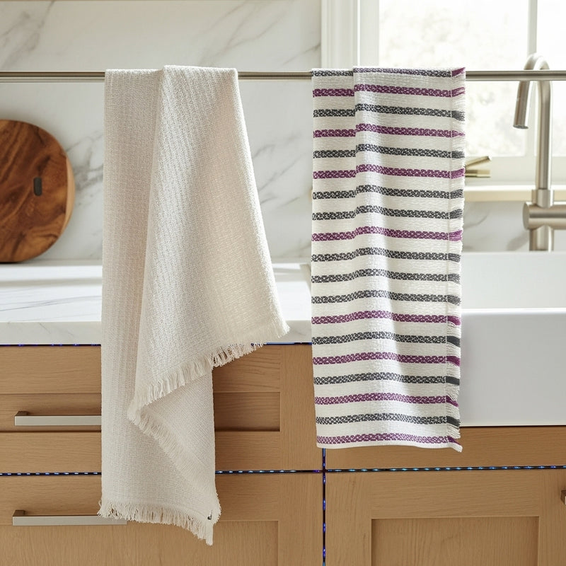 طقم ٢ فوطة مطبخ نَوْل