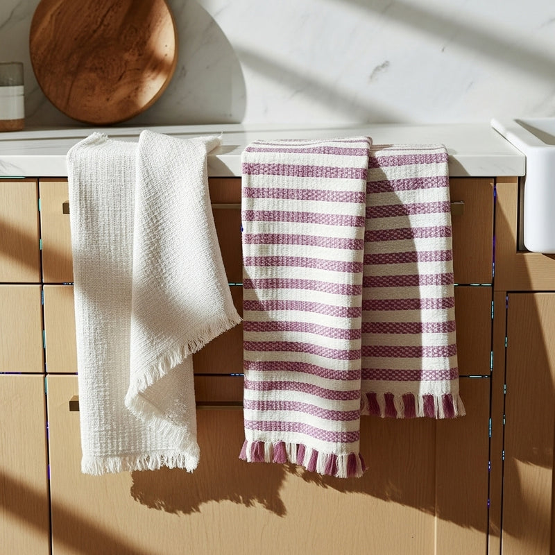 طقم ٢ فوطة مطبخ نَوْل