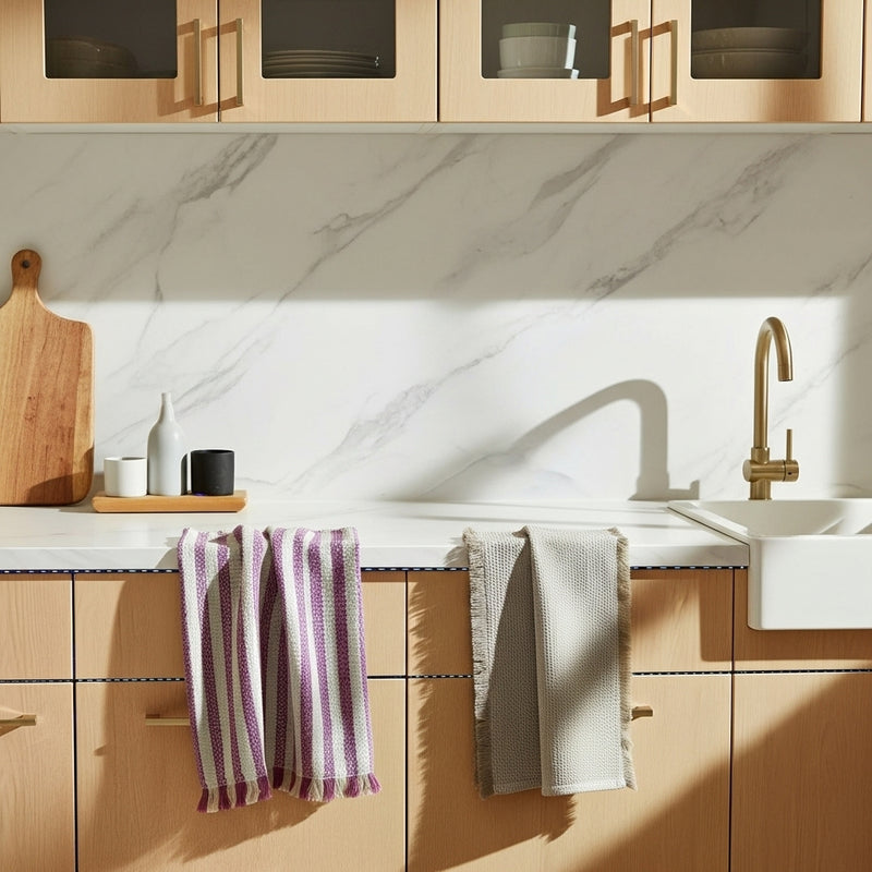 طقم ٢ فوطة مطبخ نَوْل