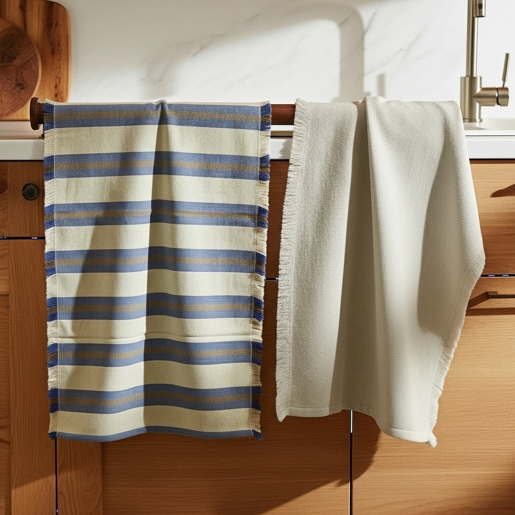 طقم ٢ فوطة مطبخ نَوْل