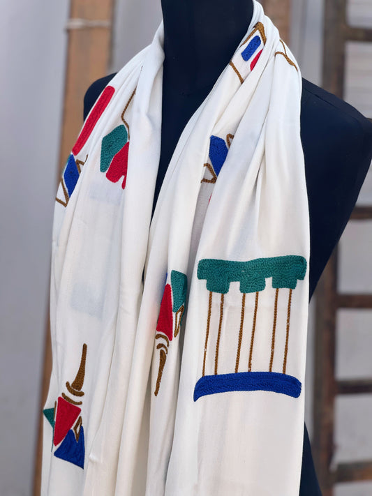 شََال تطريز يدوي