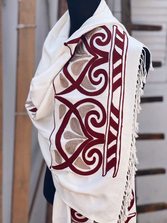 شََال تطريز يدوي