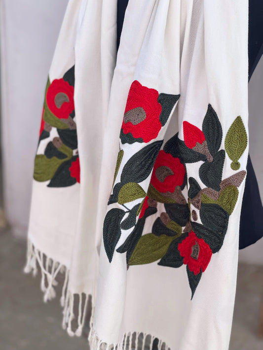 شََال تطريز يدوي