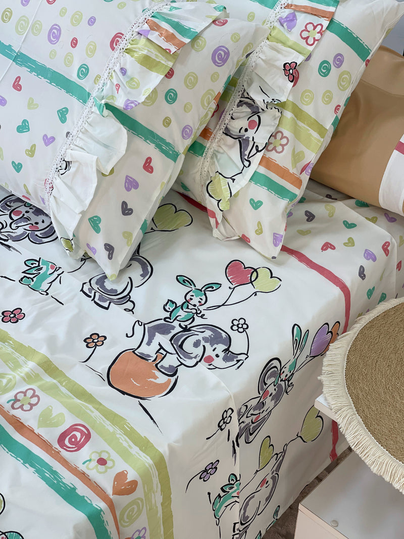 طقم سرير مكون من ٦ قطع