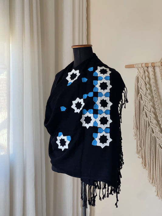 شََال تطريز يدوي
