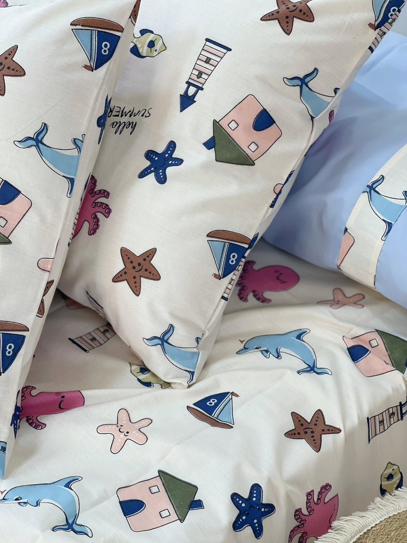 طقم سرير مكون من ٦ قطع