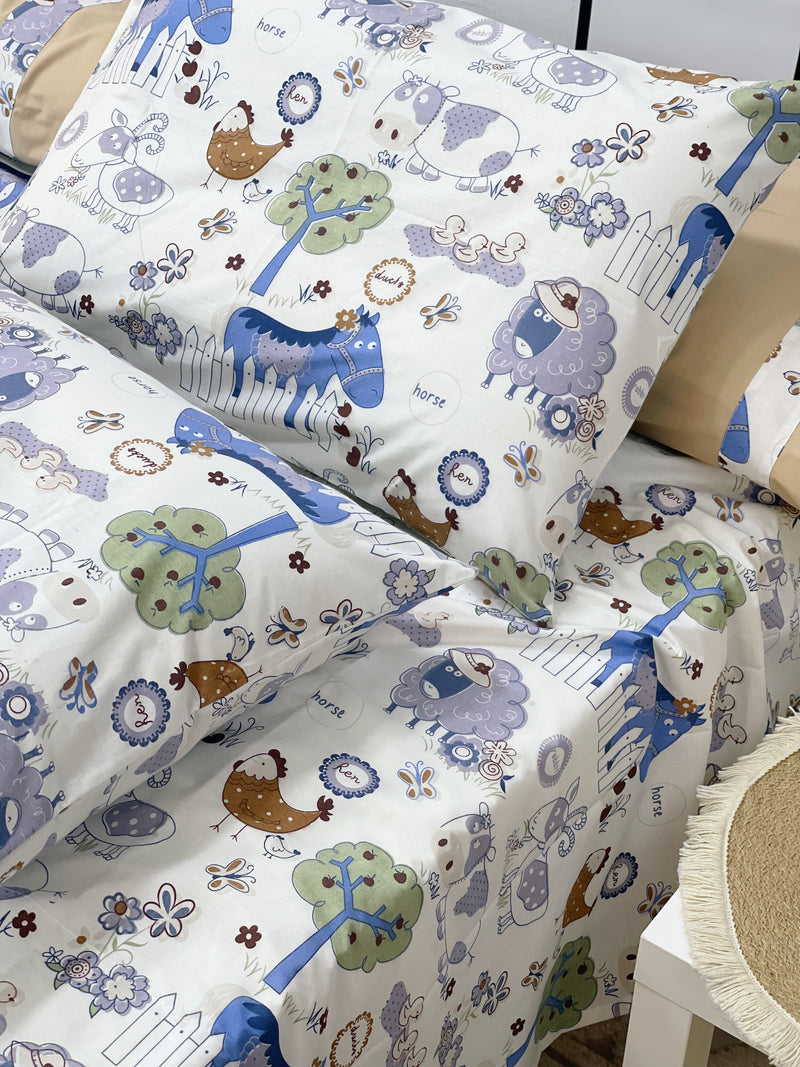 طقم سرير مكون من ٦ قطع