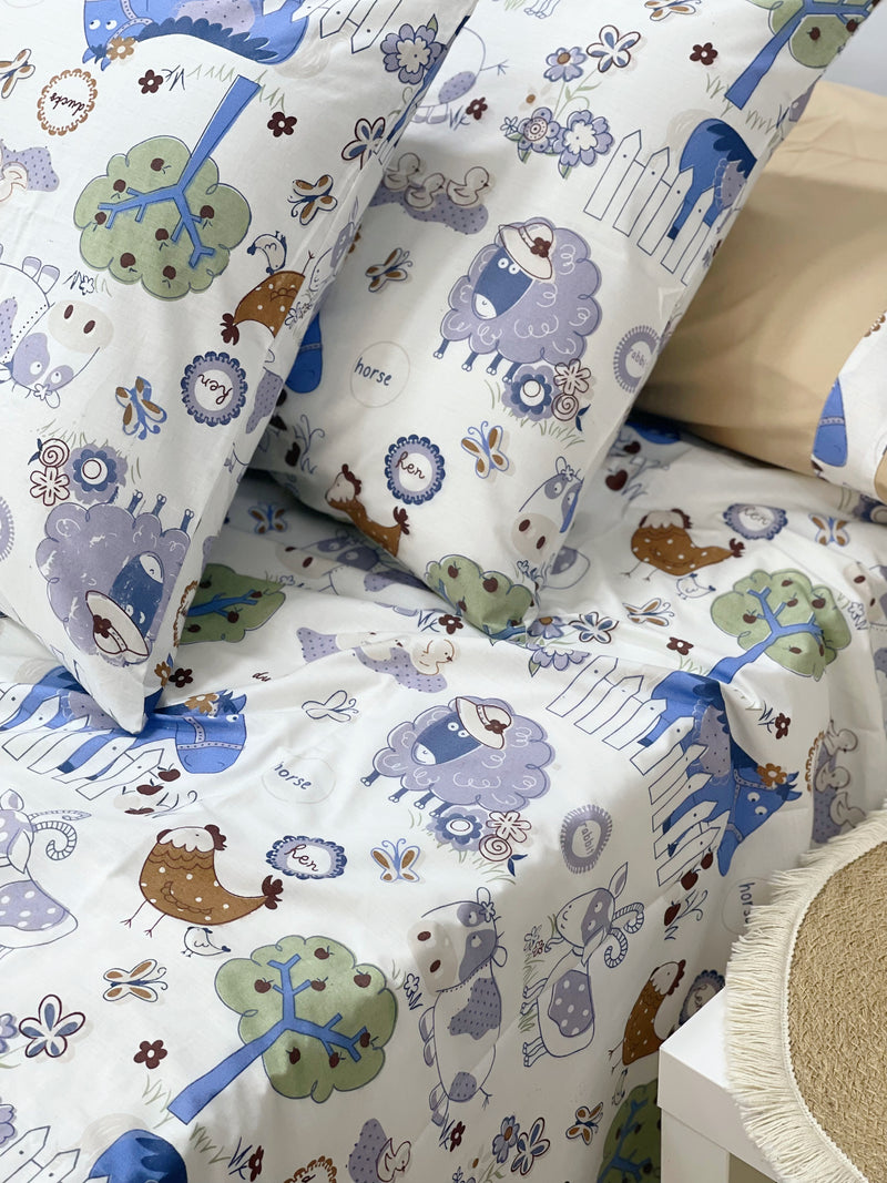 طقم سرير مكون من ٦ قطع