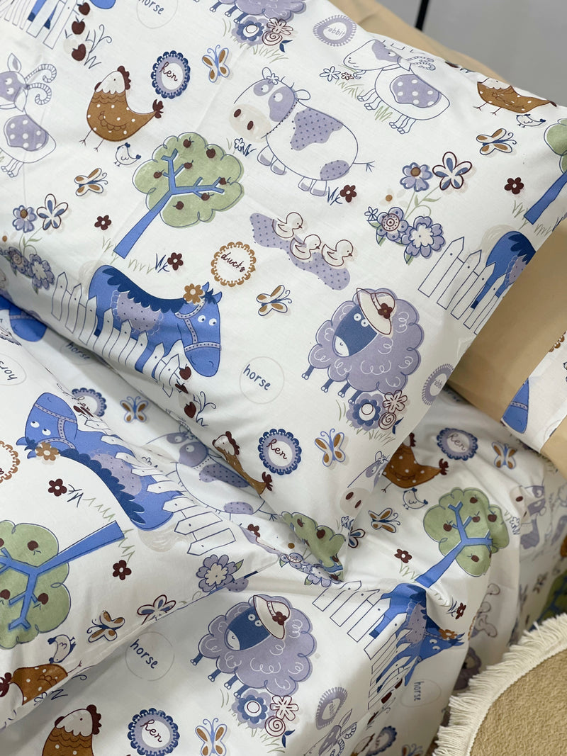 طقم سرير مكون من ٦ قطع